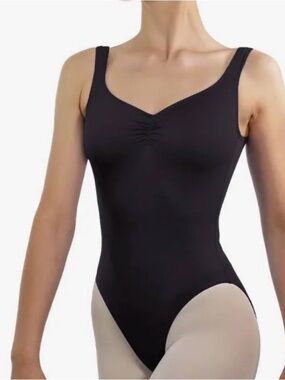 EUC Ballet Rosa Yolanda Pinch Front & Back Tank Leotard